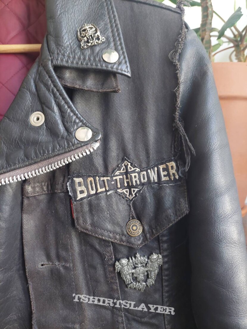 Bolt Thrower Leather denim