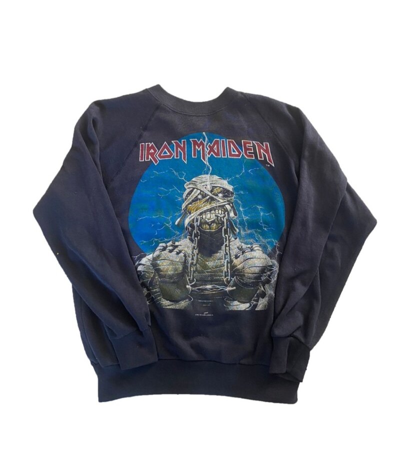 Iron Maiden Powerslave tour sweatshirt | TShirtSlayer TShirt and  BattleJacket Gallery