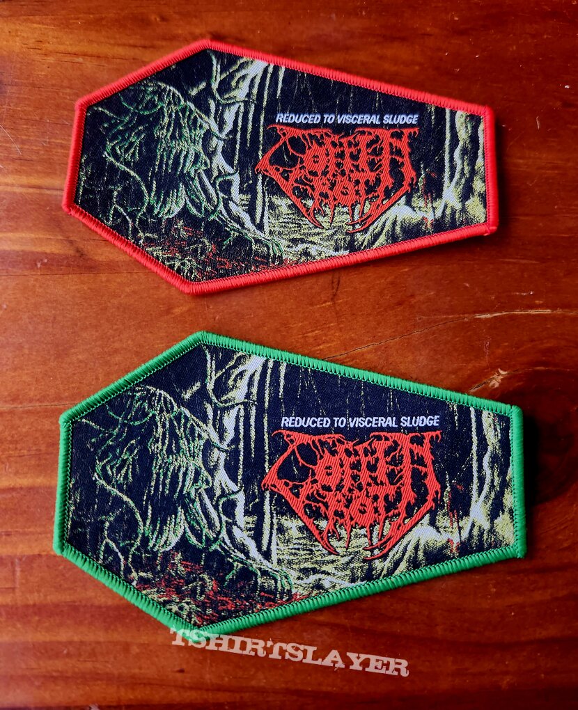 Coffin Rot - Reduced To Visceral Sludge Patches 