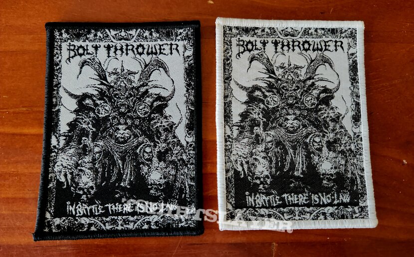 Bolt Thrower - In Battle There Is No Law Patches