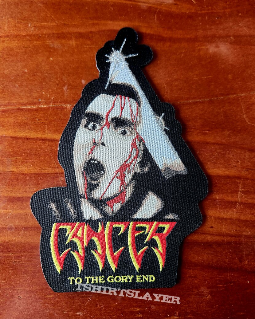 Cancer - To The Gory End Shaped Patch 