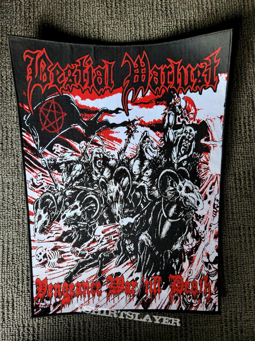 Bestial Warlust - Vengeance War Til Death Backpatch Black