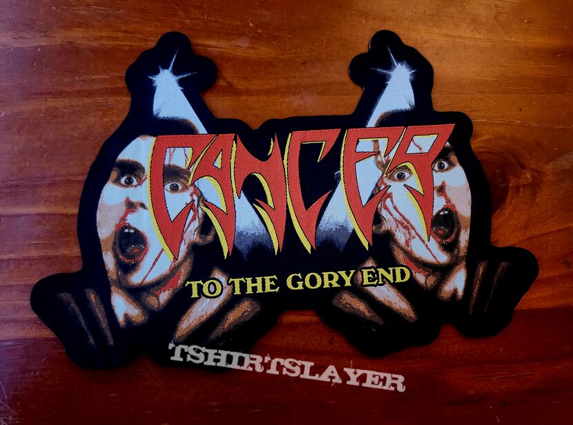 Cancer - To The Gory End Oversized Patch 