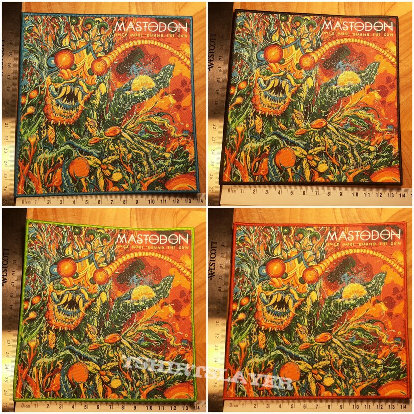mastodon once more round the sun supersize patch