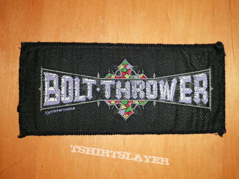 Bolt thrower logo patch 