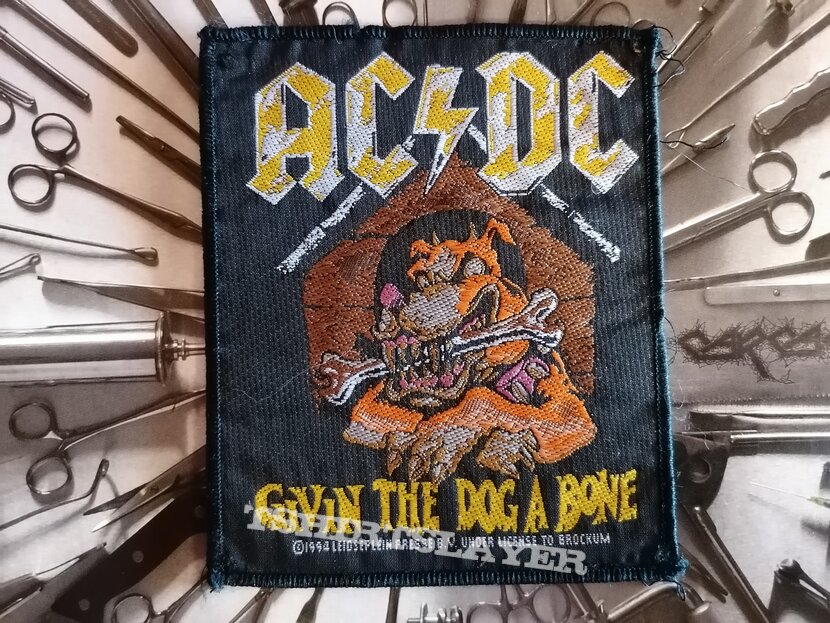 AC/DC patch Givin the dog a bone