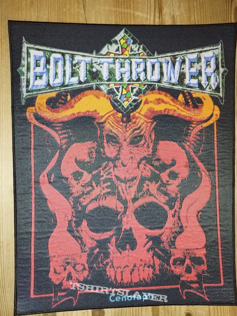 Bolt thrower backpatch