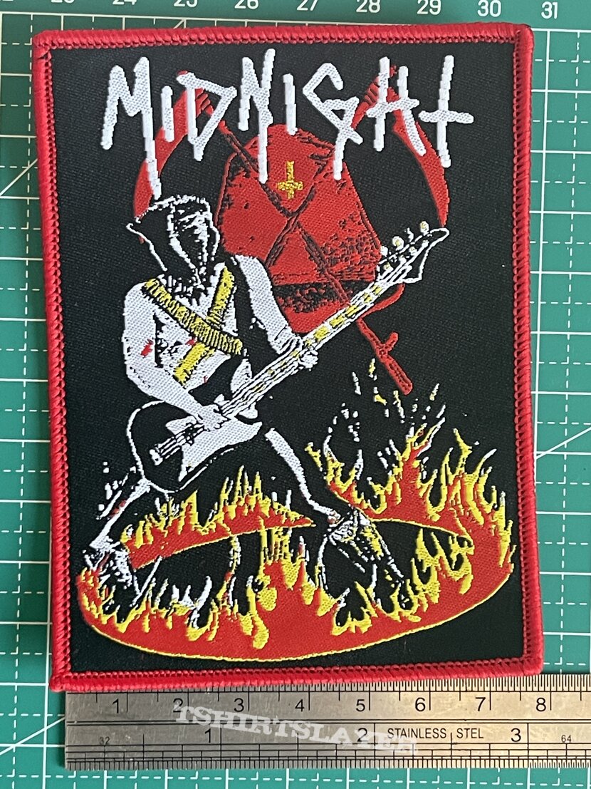 Midnight &quot;Athenar on Fire&quot; Woven Patches