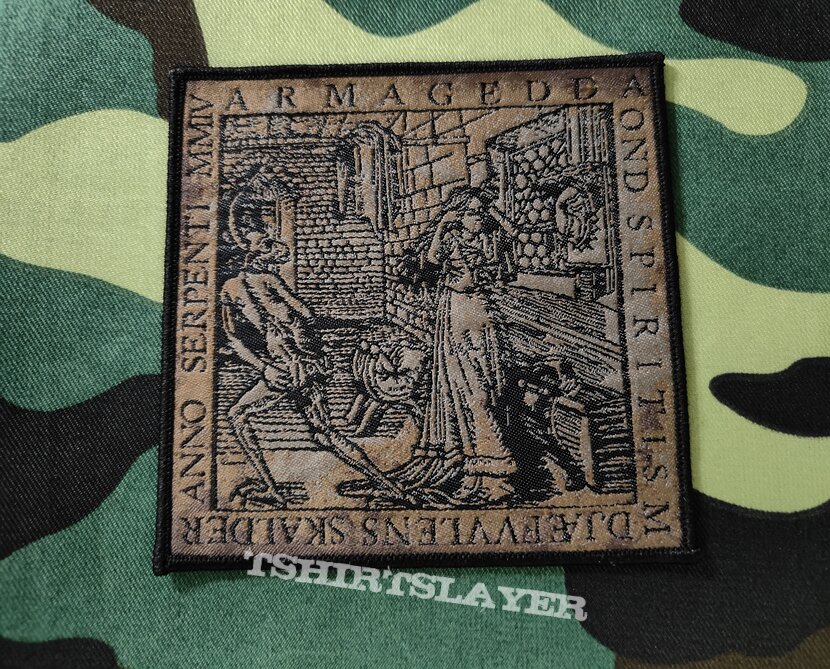 Armagedda "Ond Spiritism" Official Woven Patch