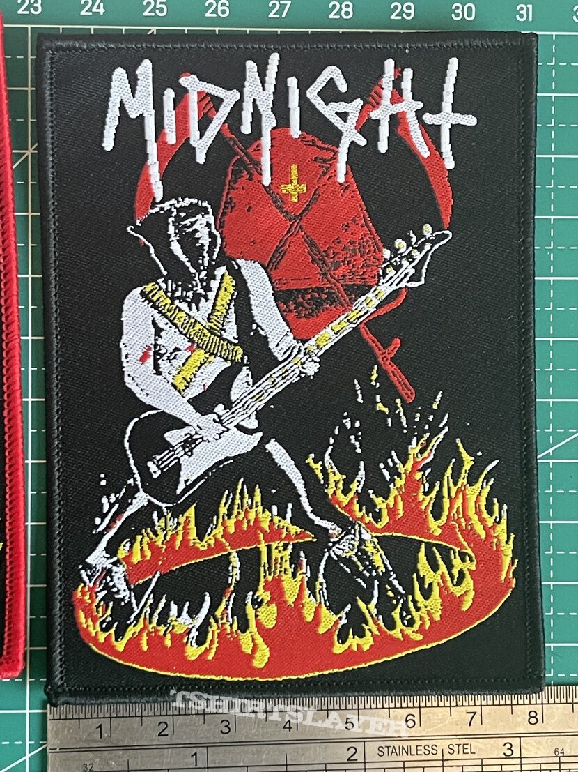 Midnight &quot;Athenar on Fire&quot; Woven Patches