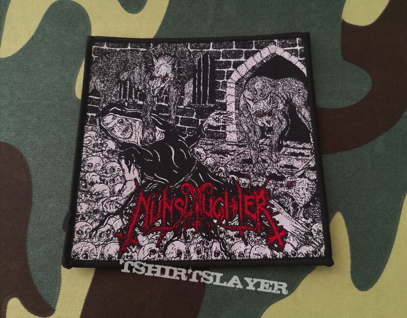 Nunslaughter &quot;Wolves &amp; The Nun&quot; Official Woven Patch