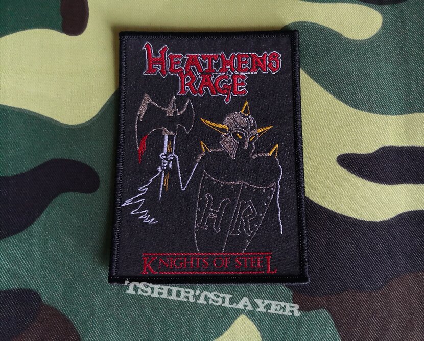 Heathens Rage &quot;Knights of Steel&quot; Woven Patch