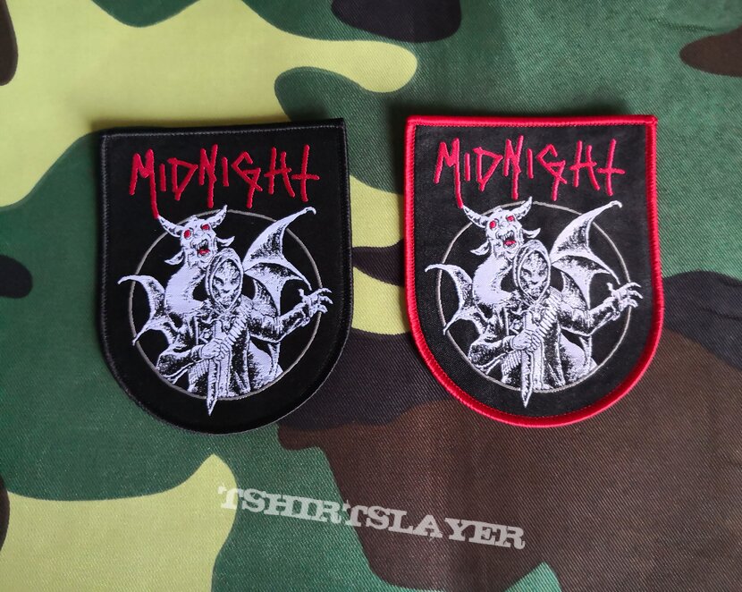 Midnight &quot;Rebirth by Blasphemy&quot; Official Woven Patches