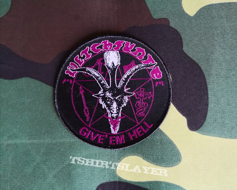 Witchfynde &quot;Give Em&#039; Hell&quot; Woven Patch