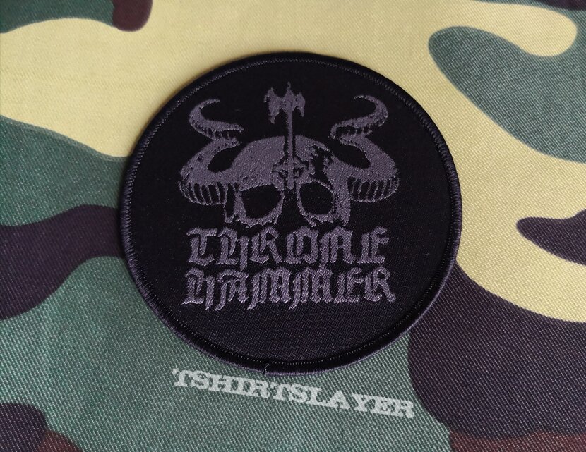 Thronehammer &quot;Horned Skull&quot; Official Woven Patch
