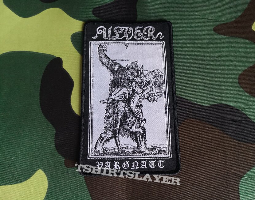 Ulver &quot;Vargnatt &quot; Official Woven Patch