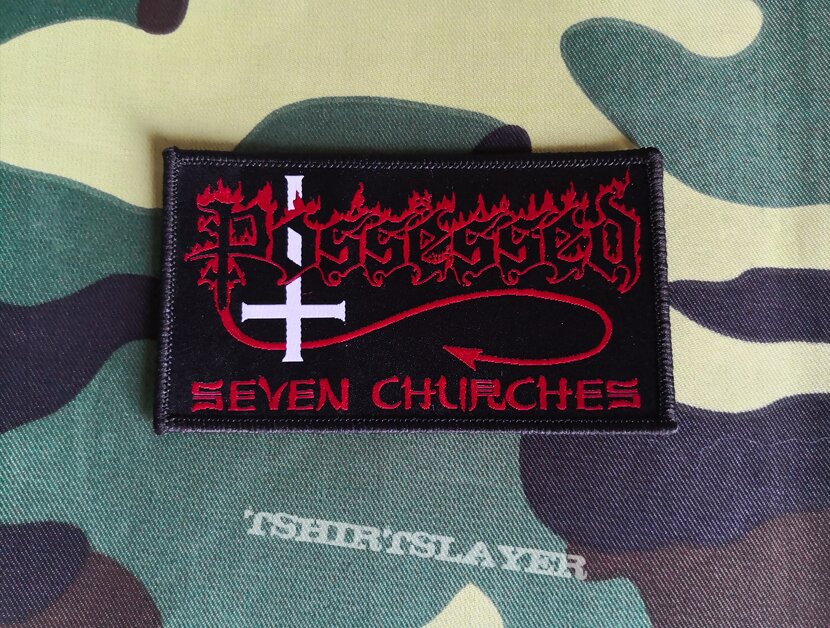 Possessed &quot;Seven Churches&quot; Woven Patch