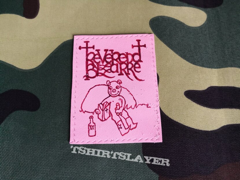 Reverend Bizarre Handpainted on Real Leather Patch