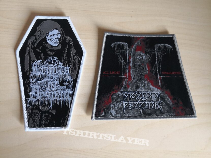 Crypts of Despair Official Woven Patches