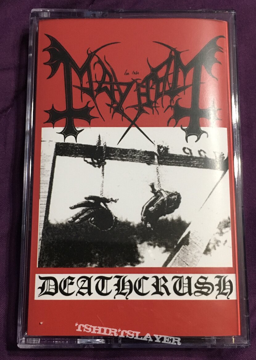 &quot;Mayhem - Deathcrush&quot; Cassette Tape (Reissue) [Back On Black] [2022]