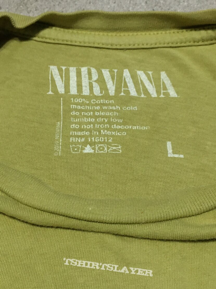 "Nirvana - Incesticide Tee (Celery)" T-Shirt (Official) (Size L) "Nirvana - Incesticide Tee (Celery)" T-Shirt (Official) (Size L)