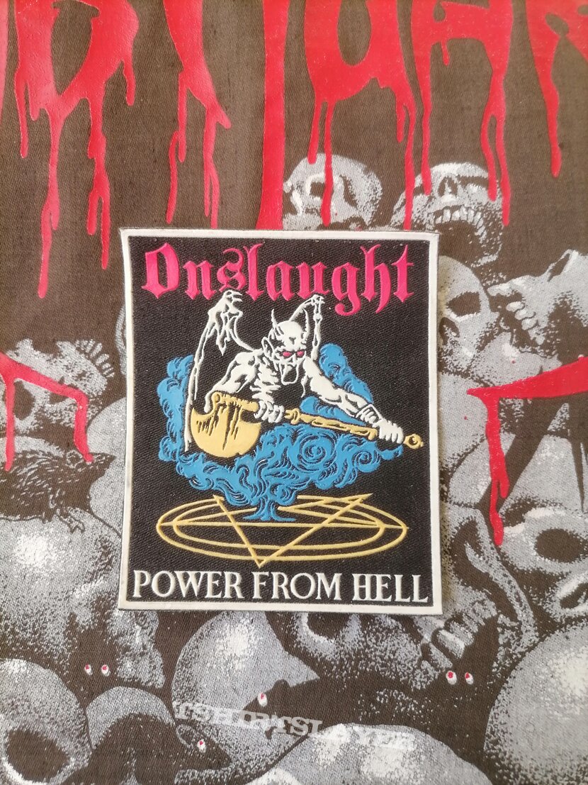 Onslaught - Power from Hell rubber patch 