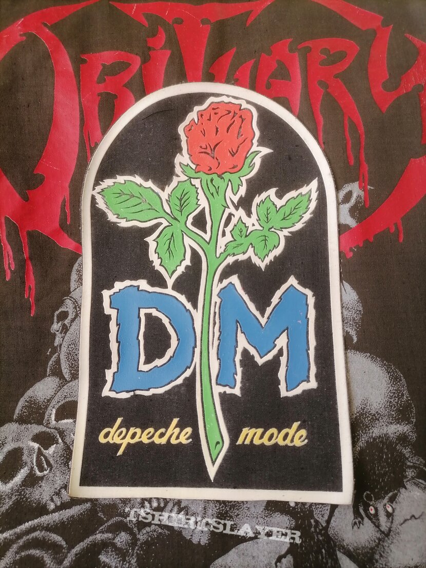 Depeche Mode rubber backpatch 