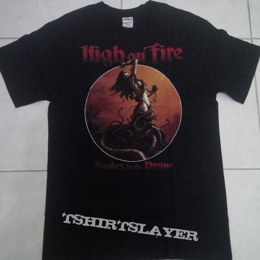 HIGH ON FIRE Snakes For The Divine shortsleeve shirt