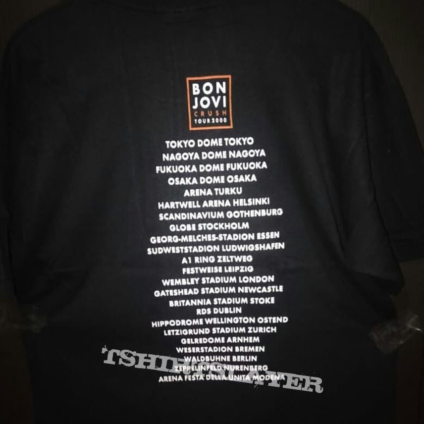 BON JOVI Crush Tour 2000 short sleeve shirt