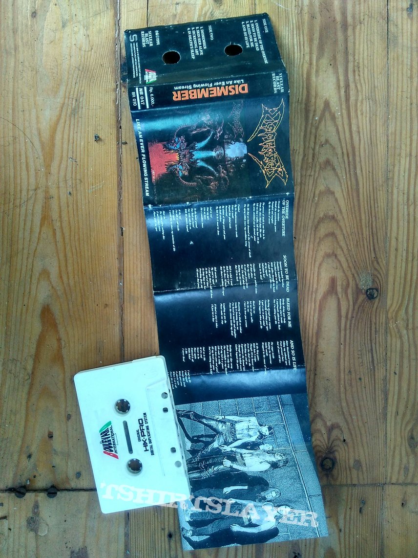 DISMEMBER Like an Ever Flowing Stream. cassette tape