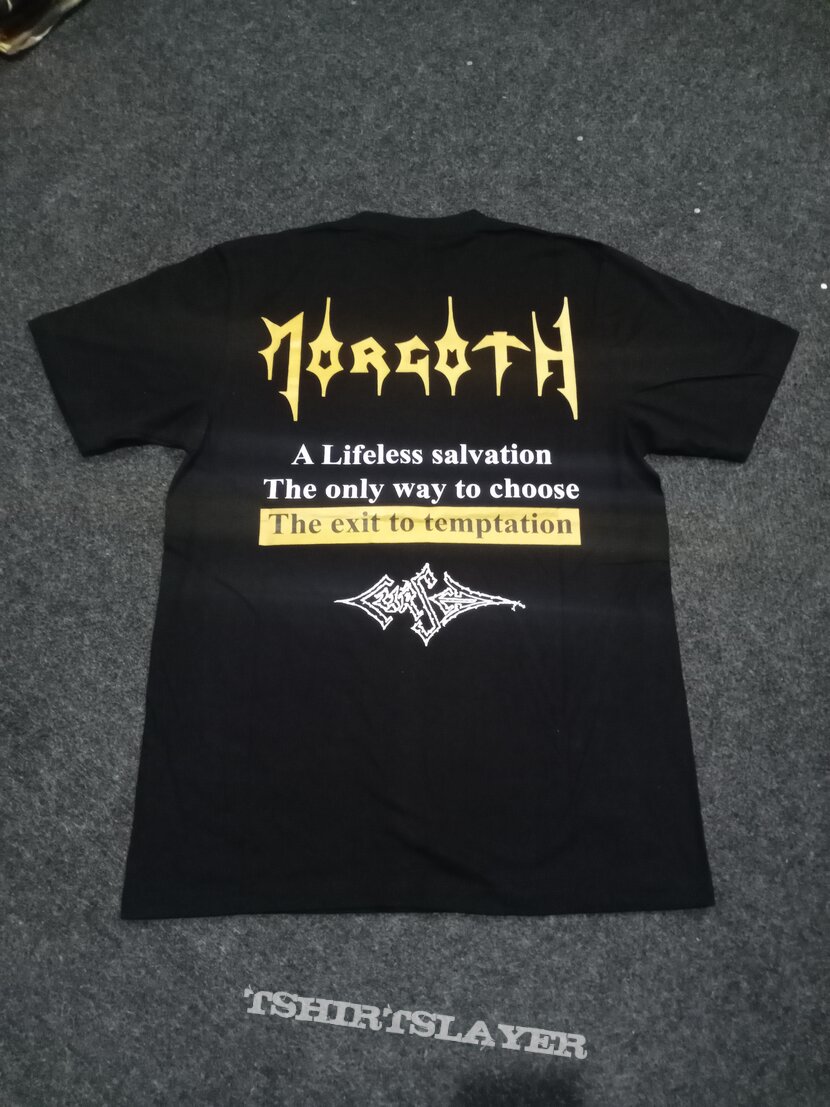 MORGOTH Cursed yellow logo shortsleeve shirt