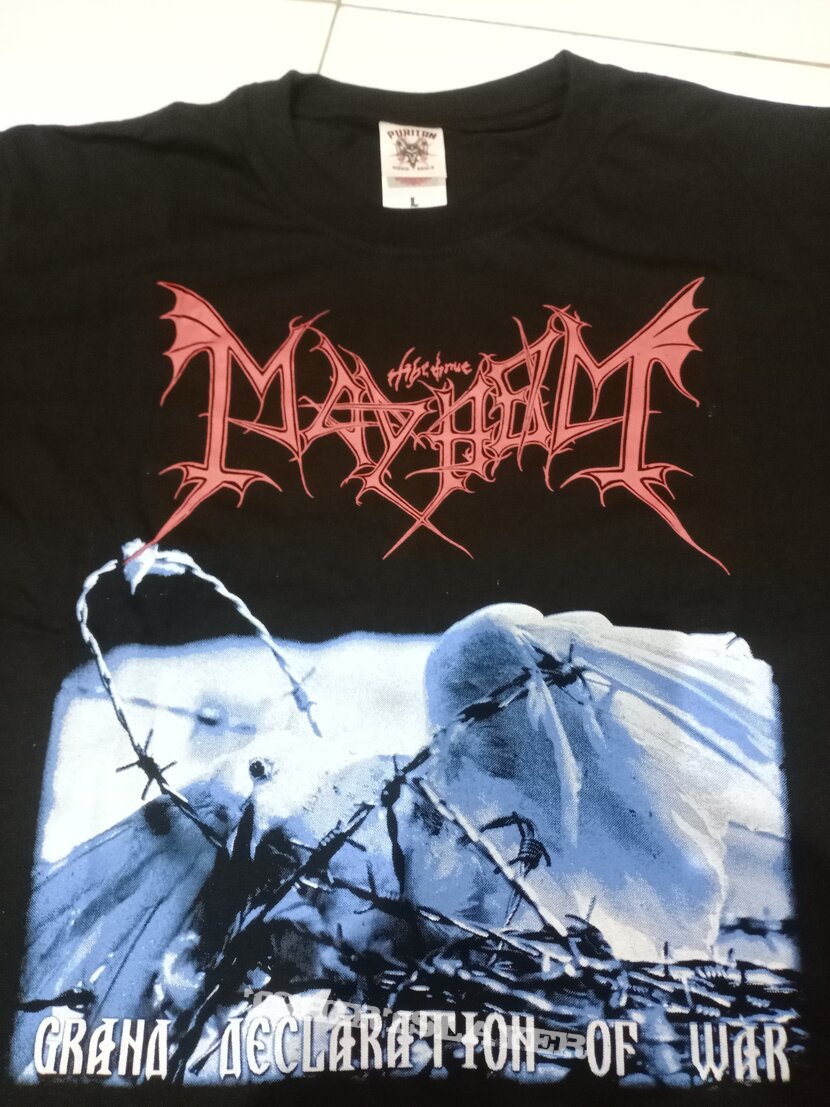 MAYHEM Grand Declaration of War shortsleeve shirt (Boot)