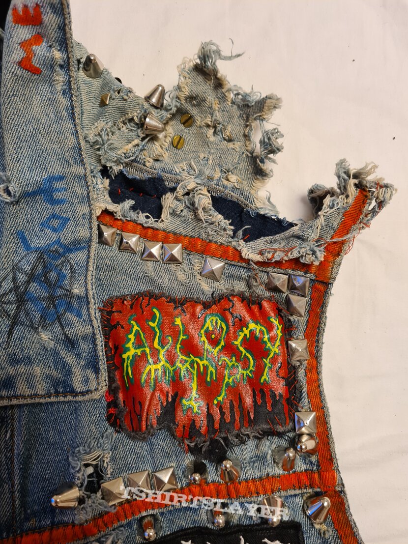 Slayer Rotten Ancient Metalpunk Terror jacket! 