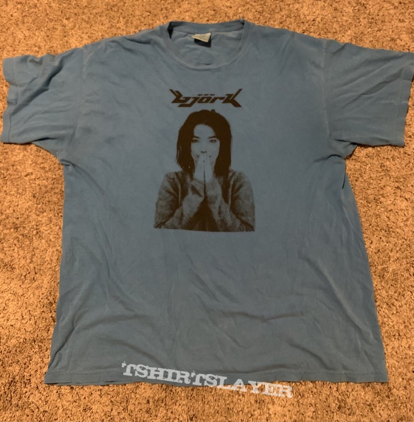 Light Blue Bjork Bootleg | TShirtSlayer TShirt and BattleJacket