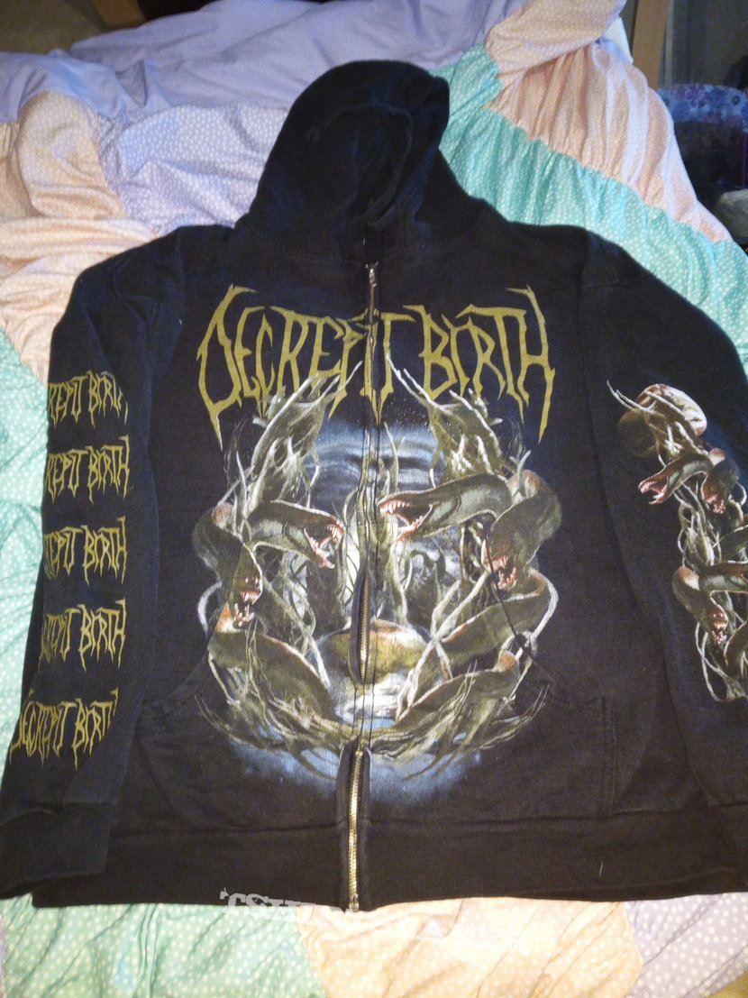 Decrepit Birth zip up hoodie
