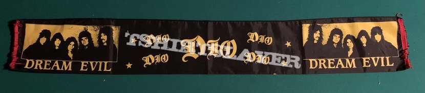 Dio - Dream Evil 1987 Special Guest: Warlock Tour Scarf 