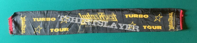 Judas Priest - Turbo (Special Guest: Warlock) 1986 Tour Scarf Judas Priest - Turbo (Special Guest: Warlock) 1986 Tour Scarf
