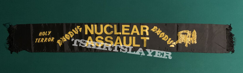 Nuclear Assault, Exodus, Death, Holy Terror Tour Scarf