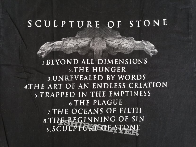 DIES IRAE Sculpture of Stone TS 2004 | TShirtSlayer TShirt and BattleJacket  Gallery