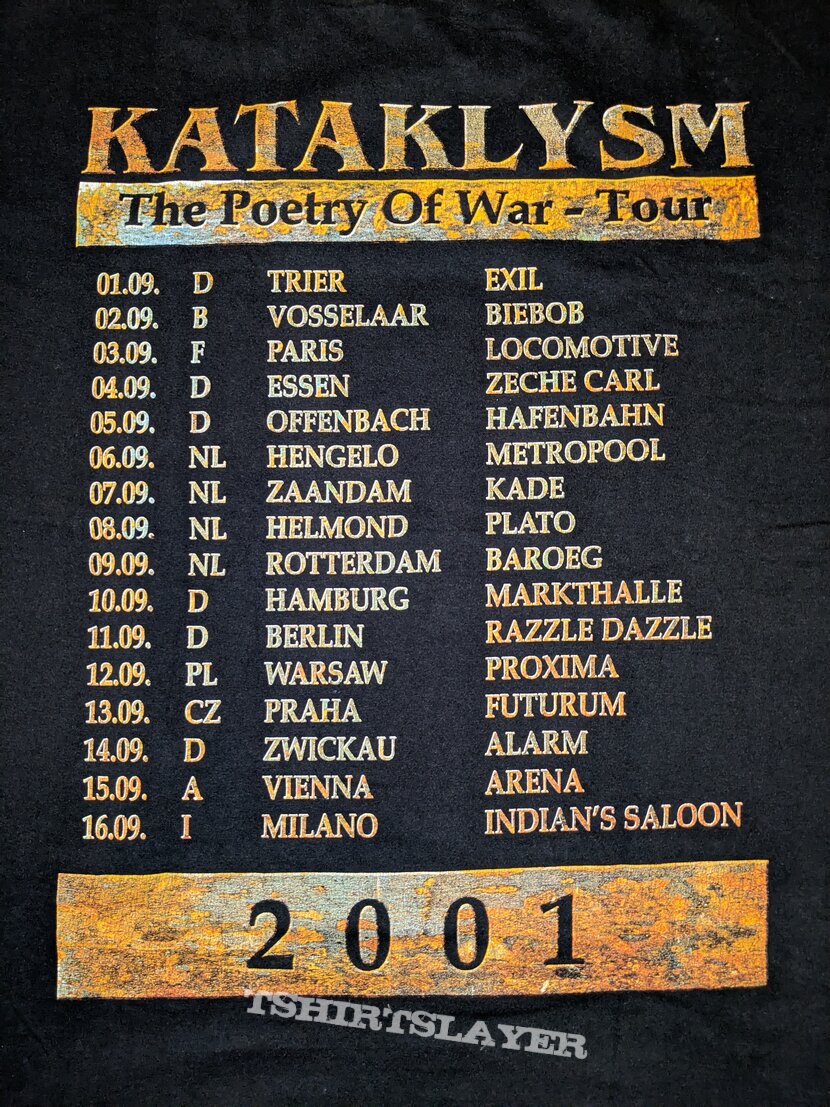 KATAKLYSM Epic - The Poetry of War TS 2001 KATAKLYSM Epic - The Poetry of War TS 2001