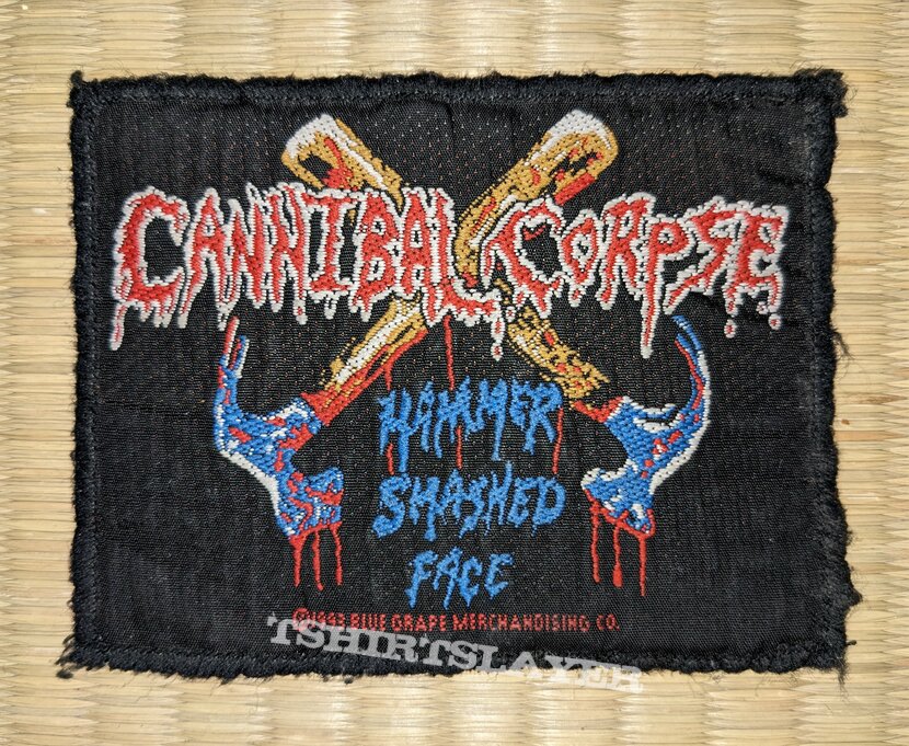 CANNIBAL CORPSE Hammer Smashed Face Patch 1993
