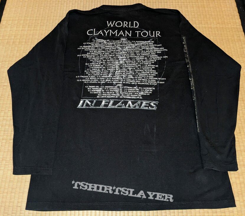 IN FLAMES Clayman World Tour LS 2000