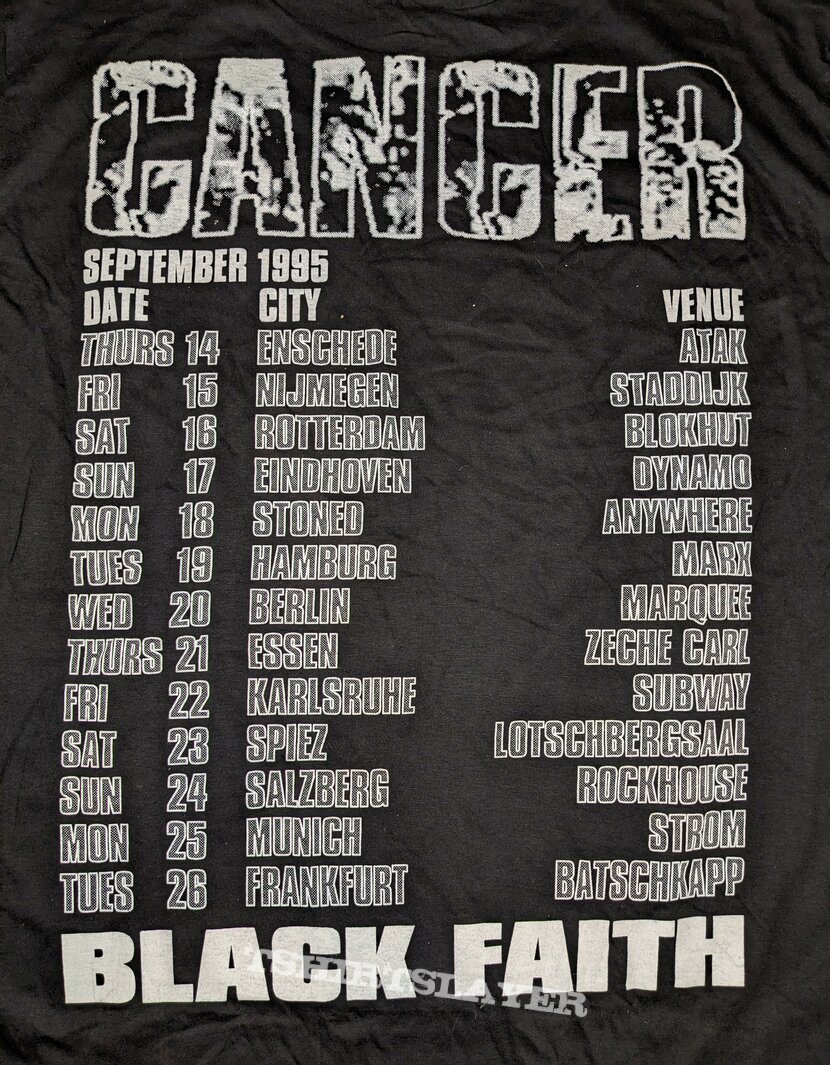 CANCER Black Faith Tour LS 1995