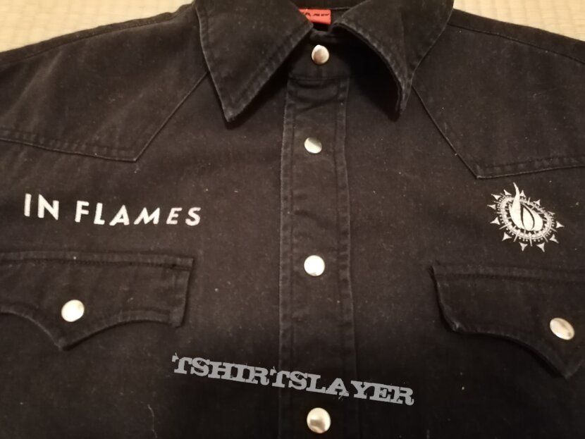 IN FLAMES Logo vest/jacket