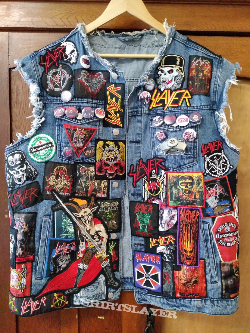 Slayer Tribute Battle Vest | TShirtSlayer TShirt and BattleJacket Gallery