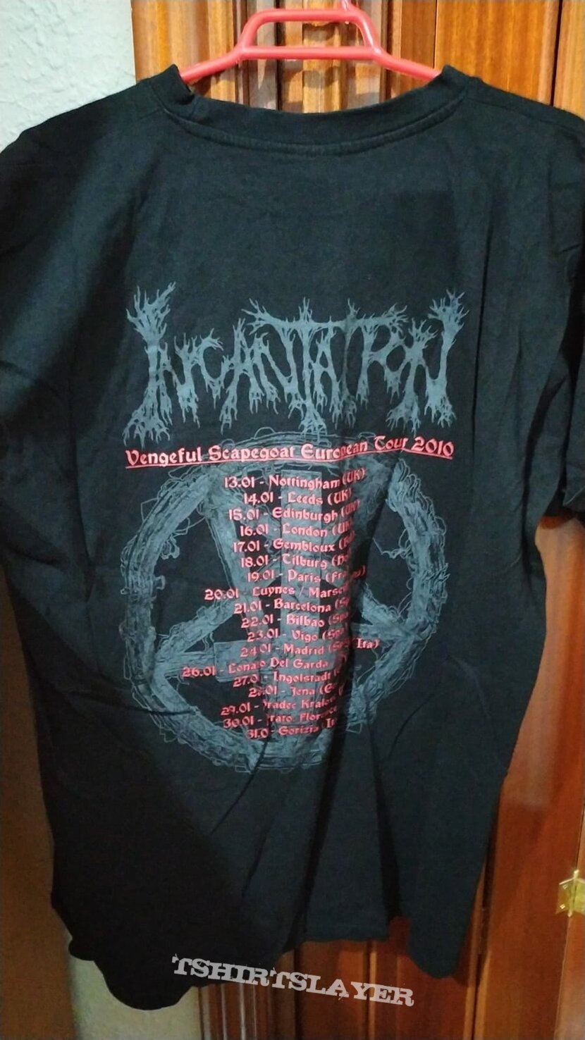 INCANTATION 2012 tour t shirt