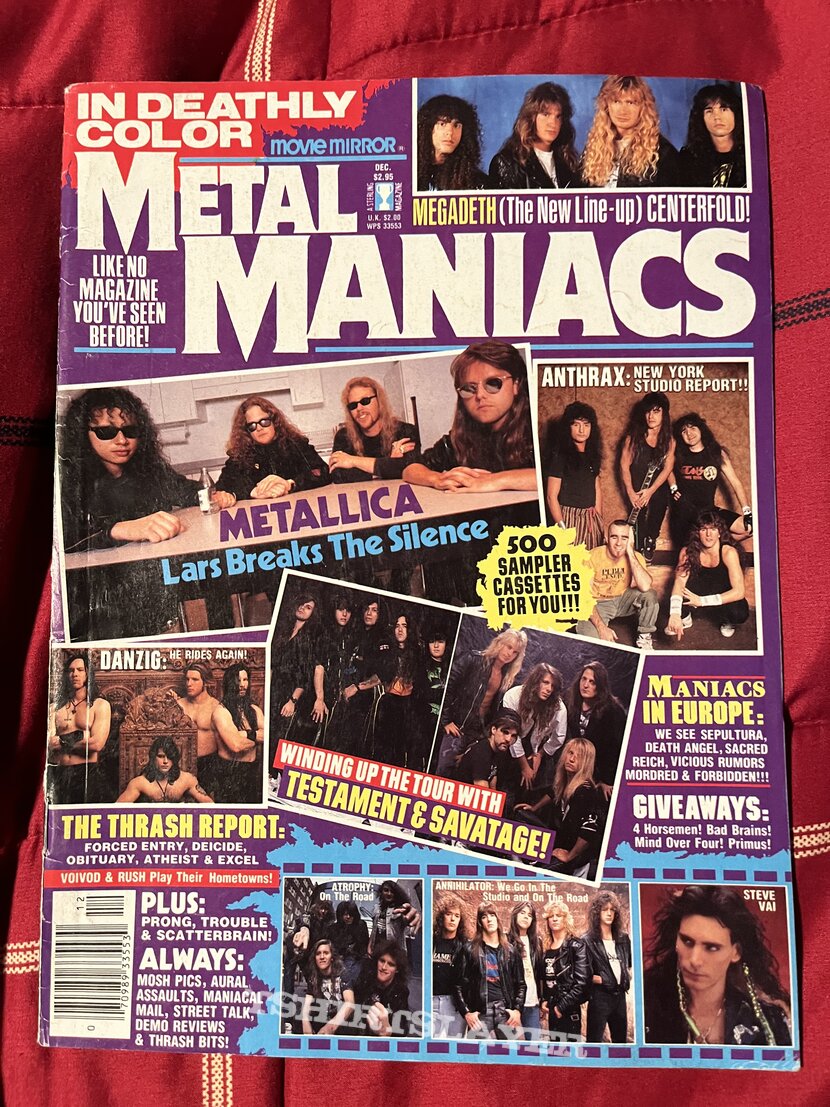 Metallica Metal Maniacs 1990