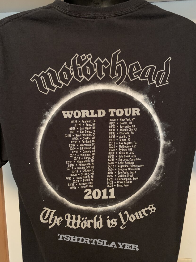 Motörhead Motorhead - The World Is Yours - 2011 Tour