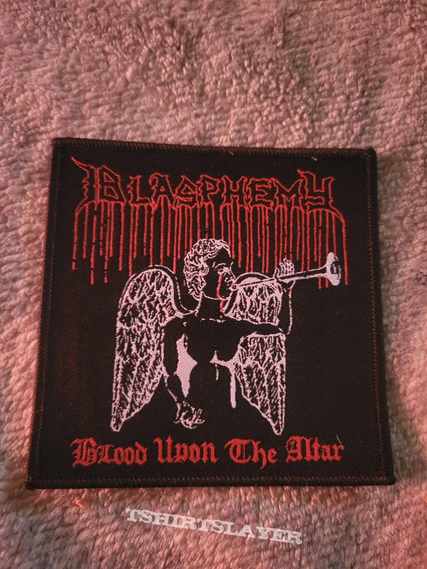 Blasphemy Blood upon the alter patch