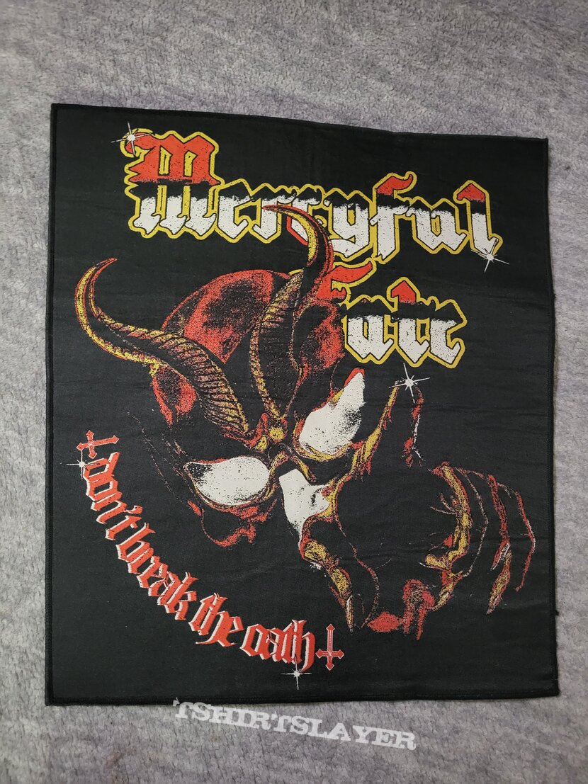 Mercyful Fate Don&#039;t break the oath woven back patch 